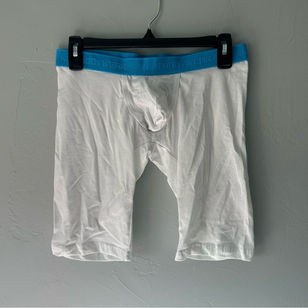 N2N Bodywear Cotton Stretch Pouch Boxers White Large NWT